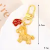 Nuevo Colgante para Teléfono Gatito Estilo Chino Atrae Fortuna y Trae Bendiciones, Colgante de Aleación Danza del León Tendencia Nacional, Accesorio para Bolso, Llavero