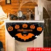 Fábrica Transfronteriza Modelo Nuevo Amazon Transfronterizo Aliexpress Venta Caliente Decoración de Bandera de Media Luna Halloween Festival de Fantasmas Fiesta