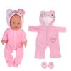 Conjunto Coração Gatinho American Girl 18 polegadas 43cm Roupas e Acessórios para Boneca Xiafu Brinquedos de Fantasia para Crianças