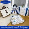 Bolsa D bolsa de presente para roupas bolsa de presente personalizada para roupas infantis saco de embalagem atacado sacola de compras de desenho animado