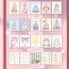 Nova Bolsa de Maquiagem Princess Bazaar Adesivo de Diamante Livro Silencioso Infantil Artesanal DIY Vestido de Princesa Brinquedo Infantil