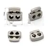 14X15Mm Furo 3mm Duplo Furo Liga de Zinco Fivela de Mola Nariz de Porco para Bolsas e Cintos Fivela de Ajuste de Metal Venda por Atacado