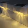 Luz de Degrau Solar Transfronteiriça, Luz Solar, Luz de Jardim Externa, Acende Automaticamente Após o Escurecer, Luz Ambiente, Luz Noturna à Prova d'Água