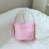 Bolso de Mano Estilo Fresco Primavera/Verano 2026 Modelo Nuevo para Regalo del Día del Niño para Niñas Bolso Tote Casual de Color Sólido para Snacks