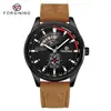 Reloj de Cuero para Hombre Estilo Europeo y Americano Casual Esqueleto Esfera de Carreras Automático Mecánico Esqueleto