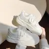 Zapatillas de Malla Transpirables Versátiles de Verano para Mujer 2026 Nuevos Zapatos Blancos de Suela Gruesa Estilo Ins para Estudiantes Zapatos de Pan