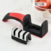 Afilador manual rápido de punto gadget de cocina afilador multifunción de tres etapas corte de diamante afilador de verduras
