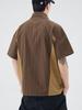 Camisa Polo de Moda Trendy con Media Cremallera para Hombre Camiseta de Manga Corta Verano Delgada 2025 Nuevo Secado Rápido Cuello Solapa Manga Corta