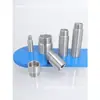 Acero Inoxidable 304 4 Puntos 6 Puntos Rosca Macho y Hembra de 1 Pulgada Tubería de Extensión para Grifo Rosca Directa Doble Extremo Conector de Tubería de Agua Tubería de Extensión