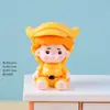 Adorno lindo de gorra de pico de pato con cuernos de resina, accesorio hecho a mano para DIY, pequeño adorno para decoración de coche
