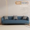 Creme Estilo Simples Moderno Pequeno Apartamento Sala de Estar Área de Descanso Recepção Loja de Roupas Aluguel Apartamento Duplo Pequeno Sofá