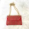 Produto Popular de Comércio Exterior da Fábrica de Baiyun, Guangzhou: 2026 Bolsa Transversal de Ombro Grande Capacidade da Moda Mais Vendida com Strass Coloridos