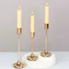Candelabros de Estilo Europeo, Decoraciones de Mesa para Cena a la Luz de Velas en Restaurantes Occidentales, Portavelas, Portavelas para Salones de Banquetes de Bodas en Hoteles