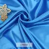 Tela satinada / Color liso seda traje antiguo Hanfu traje Tang Qipao ropa formal forro tela de satén de seda material
