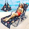 Suministro Exclusivo Transfronterizo de Fundas para Sillas de Playa de Microfibra, Serie Navideña con Impresión Digital 3D, A partir de una Pieza