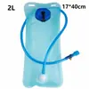 Nueva Bolsa de Agua de 1L 2L Grado Alimenticio Portátil Bolsa de Agua Potable para Exteriores Azul Mochila Deportiva Bolsa de Agua para Ciclismo