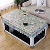 Cubierta de Mantel sin Lavado Cubierta de Mesa de Fuego Cubierta de Cuero para Calentador Eléctrico Mesa de Café Mantel para Mesa Rectangular Impermeable y a Prueba de Aceite Mantel Sencillo