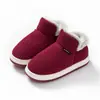 Zapatos de Algodón de Invierno Nuevos para que los Ancianos Usen en el Exterior, Suela Suave Antideslizante, Resistentes al Desgaste para Interior, Cálidas, Zapatillas de Algodón de Felpa Súper Gruesa al Por Mayor