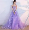 Vestido Largo Azul Sin Tirantes para Fiesta de Cumpleaños de Adultos, Estilo Súper Hada, Vestido de Noche para Presentador y Director de Ceremonia de Premios