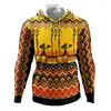 Sudadera con Capucha Estampada Creativa 3D Cruzada Talla Grande Sudadera de Manga Larga Chaqueta Casual para Hombre Diseño Personalizado Nuevo Modelo 2026