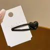 Pasador de Pelo con Perla en Forma de Corazón Estilo Coreano para Niñas, Pinza para Flequillo Lateral para Niños, Pinza para Cabello de Bebé, Pinza Bb, Accesorio para el Cabello
