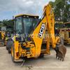 Dos excavadoras cargadoras de horquilla pequeñas JCB3CX muy ocupadas, alta configuración, tracción en las cuatro ruedas, cubo cuatro en uno, accesorios, exportación