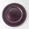 Plato Base de Plástico Estilo Europeo y Americano Banquete de Bodas Fiesta Decoración de Frutas Navidad 13 pulgadas