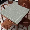 Mantel de Mesa de Tierra de Diatomeas Estilo Chino para Ajedrez, Mantel Impermeable y de Secado Rápido para Tablero de Ajedrez, Diseño de Borde Chuhai-Hanji, Resistente al Desgaste, Antideslizante, Tapete Silencioso para Juegos