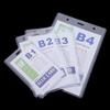 Funda de PVC transparente para tarjetas de certificado, funda de goma dura para tarjetas de estudiante, funda protectora para tarjetas de certificado de trabajo, funda rígida para tarjetas de pecho.