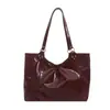 Bolso de Mano Retro Brillante Transfronterizo para Mujer Otoño/Invierno 2026 Nuevo Versátil Gran Capacidad para el Trabajo con un Solo Hombro Debajo del Brazo