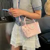 Bolsa de Mão Fofa Versátil Estilo Coreano para Mulheres, Nova Tendência 2026, Bolsa Transversal de Compras Estética de Desenho Animado de Nicho
