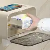 Caja de papel higiénico para guardar papel de seda en el baño. Caja de pañuelos para baño. Portarrollos de papel de cocina sin agujeros. Estante de almacenamiento impermeable para papel higiénico. Caja de almacenamiento para papel higiénico.