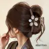 Nuevo clip de tiburón 2026 para otoño e invierno, pinza para el cabello de gran tamaño de alta gama para mujeres con cabello abundante, con diseño de lazo