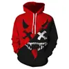 Halloween Navidad Cry Night Transfronterizo Amazon Nuevo Payaso de Terror Sudadera con Capucha Sudadera con Capucha Sudadera con Estampado Digital Hombre