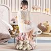 Taburete de Almacenamiento Transparente para Sentarse Barril de Almacenamiento de Muñeco de Peluche para Niños Caja de Almacenamiento Conveniente para Juguetes y Artículos Varios Gran Capacidad