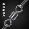 Accesorios para Equipo de Pesca Huxinyi Anilla de Ocho de Aleación de Alta Velocidad de Acero Inoxidable Conector para Peces Grandes Giratorio Estilo Americano de Acero Inoxidable
