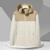 Mismo Estilo Tmall Ropa Protectora Solar Hombre Verano Ligera Seda de Hielo Ropa para la Piel Protección Solar Anti-UV Sensación de Hielo Chaqueta Mujer