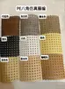 Material de Rattan Buraco Hexagonal Oito Angulado PE Imitação de Rattan Rattan Real Rede Tecida à Mão Mobiliário Tela de Teto Moldura de Porta Decoração