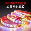 Tira de Luces LED de Dragón Chino Corriendo Modelo Nuevo 220V con Decoración de Atmósfera Colorida, Tira de Luz Suave de Ingeniería Impermeable para Exteriores Ultrabrillante