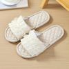 Pantuflas de Algodón Nuevas al por Mayor para Primavera y Otoño para Hombres y Mujeres, Pantuflas de Tela para Interiores con Suelas de Tela Silenciosas para Parejas, Adecuadas para Todas las Estaciones