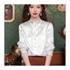 Transfronterizo 2024 Primavera Toma Real Nuevo Estilo Chino Estilo Nacional Camisa Vintage Blanca Bordada Hebilla Traje Tang Hanfu Moda