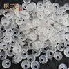 Calcedonia Blanca Natural Hebilla Princesa DIY Ágata Jade Hebilla Excéntrica Accesorios de Piedra Desnuda para Collares Hebilla de Seguridad Joyería al por Mayor