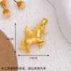 Accesorios para Joyería DIY Oro Arena Hazte Rico Inmediatamente Maleta Pequeña Año del Caballo Año Animal No Descolorante Accesorios para Collares y Pulseras DIY