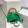 2021 Nuevo Bolso de Mano Simple Plisado Estilo Coreano para Mujer Color Sólido Retro Elegante Casual Hombro Cruzado Bolso Cuadrado Pequeño
