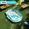 Colchoneta Inflable para Bebé, Colchoneta con Sonido de Aplauso de Vida Marina, Colchoneta Inflable a Presión Conveniente para Mascotas