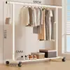 Perchero de pie para el hogar, dormitorio, balcón, dormitorio, tendedero simple, poste único, barra de secado interior