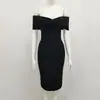 Aliexpress Más Vendido Nuevo Celebridad de Internet Vestido Ajustado al Cuerpo con Escote Bardot de Una Sola Tira Vestido Sexy para Discoteca