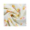 Estampado de Racimo de Flores Pequeñas Tela Crepé Estampada de Doble Capa 100% Algodón Ropa de Casa de Algodón para Bebé Tela para Babero