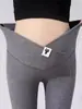 Leggings de maternidad, nuevo modelo primavera/otoño 2026, talla grande, no restrictivos, elásticos, ropa de maternidad