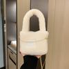 Bolso de Felpa Otoño Invierno 2022 Nuevo Popular Súper Popular Lindo Portátil Mao Mao Bolso Balde Estilo Occidental Hombro Cruzado